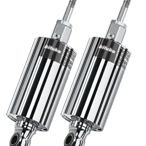 Bitubo HMG1 Twinshocks Adjustable: Spring Preload, Compression, Length, Black Spring