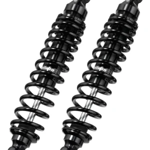 Bitubo WMB0 Twinshocks Adjustable: Spring Preload, Length 286mm, Dark Edition