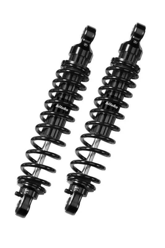 Bitubo WME0 Twinshocks Adjustable: Spring Preload, Rebound, Length 281mm, Dark Edition