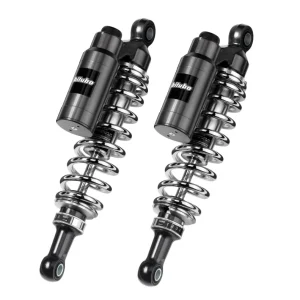 Bitubo WMT0 Twinshocks Adj.: Spring Preload, Reb., Comp., Length 330mm, Piggyback Tank, Chr Edition