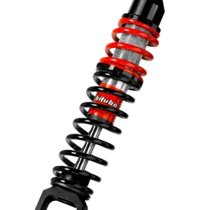 Bitubo YXB0 Monoshock Rear Adjustable: Spring Preload, Red And Black Springs