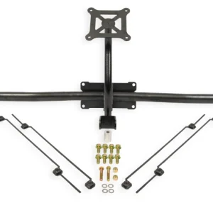 BMR 14-19 Chevrolet Corvette C7 Bolt-On Parachute Mount - Black Hammertone