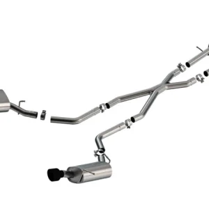 Borla 11-25 Dodge Durango 3.6L V6/5.7L V8 2+4WD S-Type Catback Exhaust - 4.5in Ceramic Black Tips