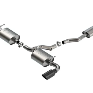 Borla 19-25 Toyota RAV4 (excl. Hybrid) 2.25 S-Type Cat Back Exhaust - Black Chrome
