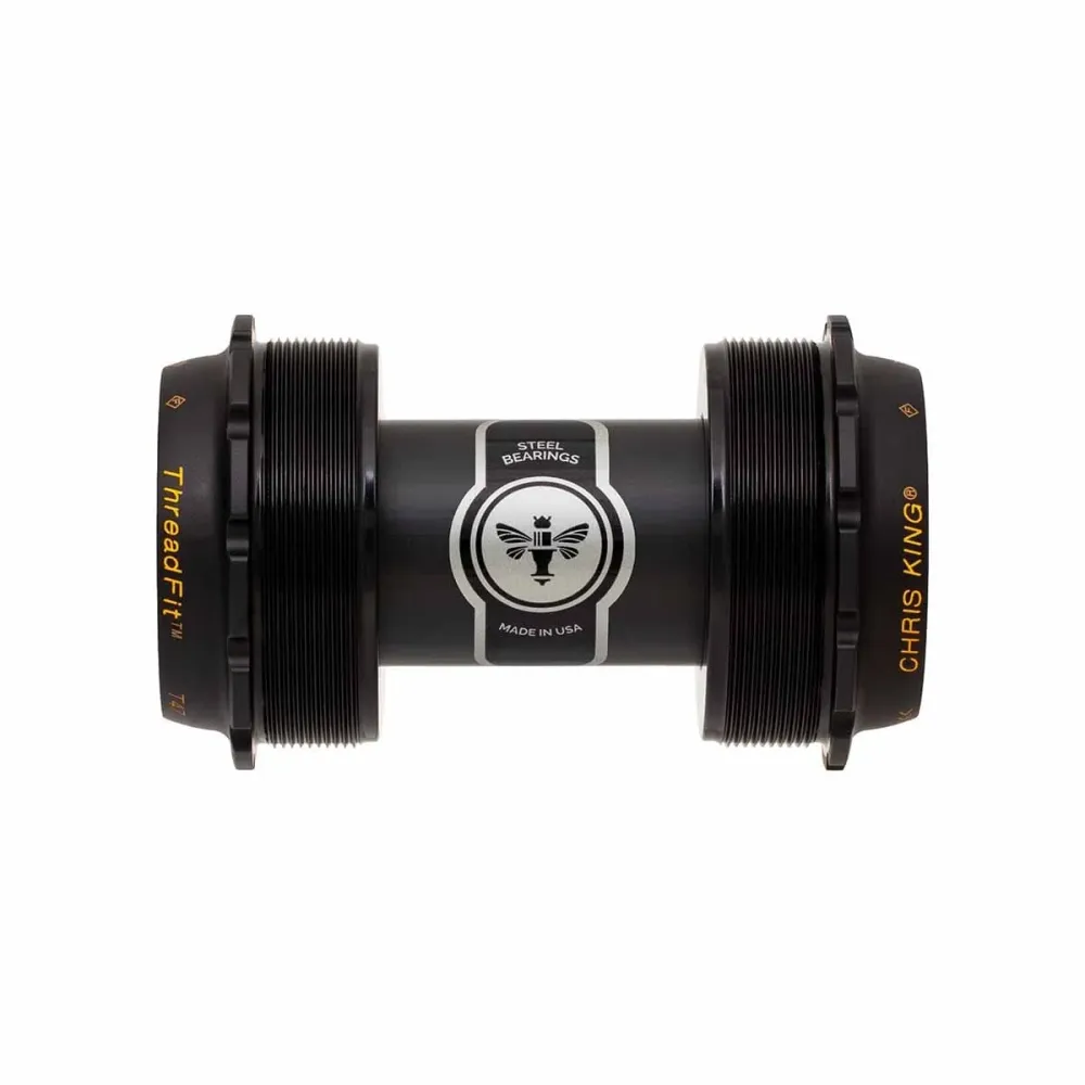 CHRIS KING ThreadFit T47 24X 68/73mm Matta Musta kampiakseli