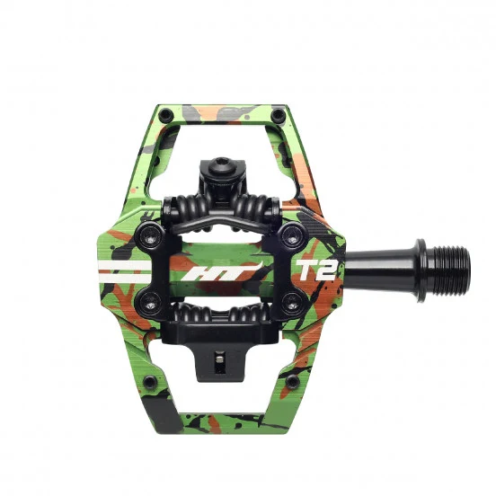 HT COMPONENTS ENDURO T2 polkimet Camo vihreä