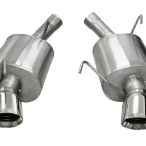 Corsa 2005-2010 Ford Mustang Shelby GT500 5.4L V8 Polished Sport Axle-Back Exhaust