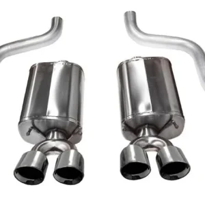 Corsa 2014-16 Axle-Back Exhaust Dual Rear Polished Outlet 2014 Cadillac CTS Vsport 3.6L V6 Automatic