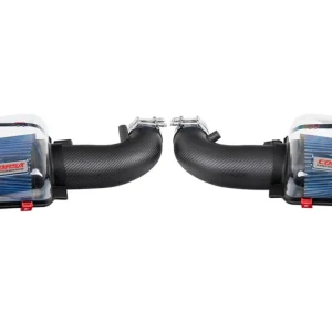Corsa 2024+ Ford Mustang GT 5.0L Carbon Fiber Cold Air Intake w/ MaxFlow Oiled Air Filters - Matte
