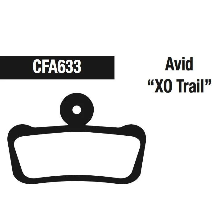 EBC CFA633 Avid XO Trail Vihreä Jarrupalat