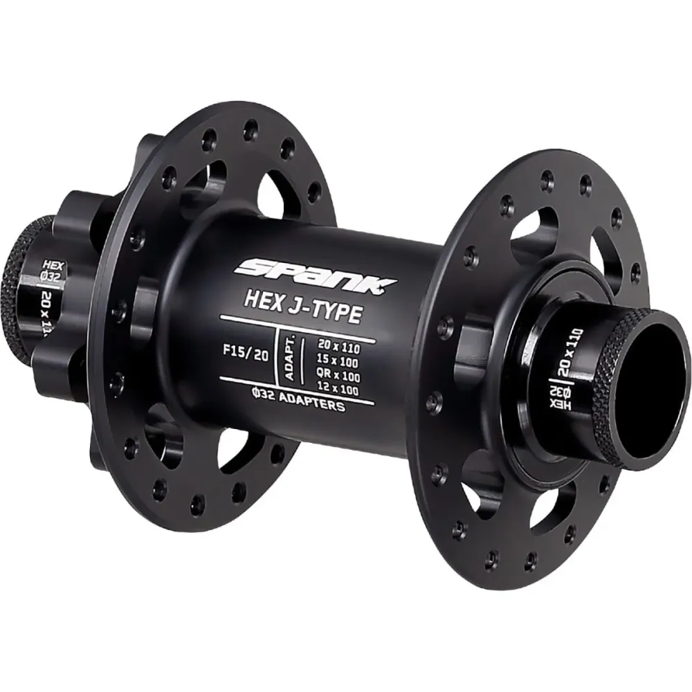 Etunapa SPANK HEX 15/20 mm Musta