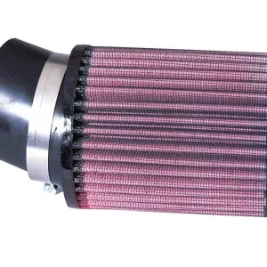 K&N Filter Universal Rubber Round Straight Filter 20 Deg Angled 2-7/16in Flange 3-3/4in OD 5in H