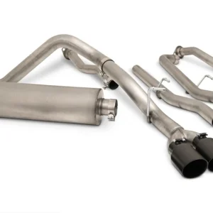 Gibson 2022 Toyota Tundra 3.5L-T V6 5.5ft bed 2.5in Cat-Back Dual Sport Exhaust - Black Elite