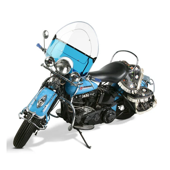 NC helmikoristeinen alempi tuulilasi Sininen Knucklehead 36-47; Panhead 48