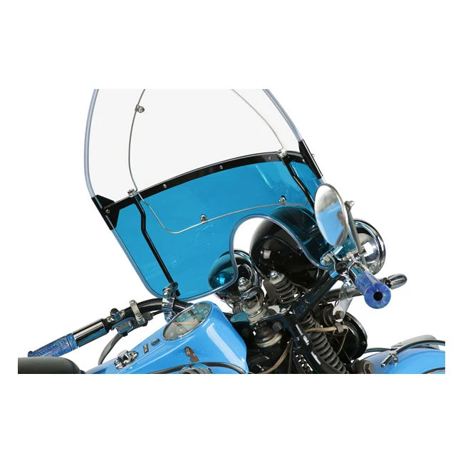 NC helmikoristeinen alempi tuulilasi Sininen Knucklehead 36-47; Panhead 48