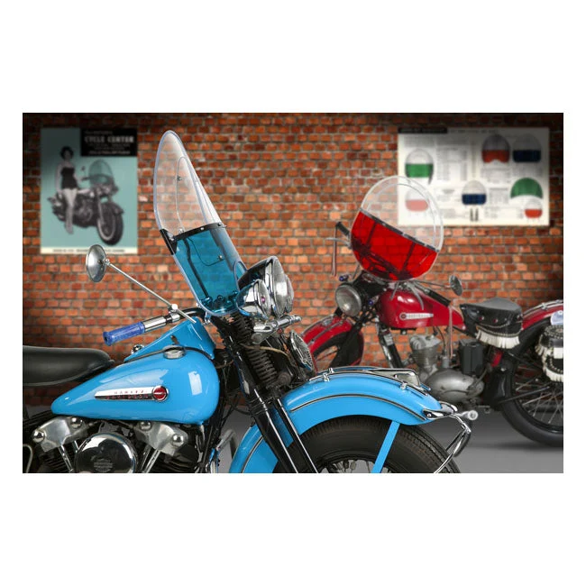 NC helmikoristeinen alempi tuulilasi Sininen Knucklehead 36-47; Panhead 48