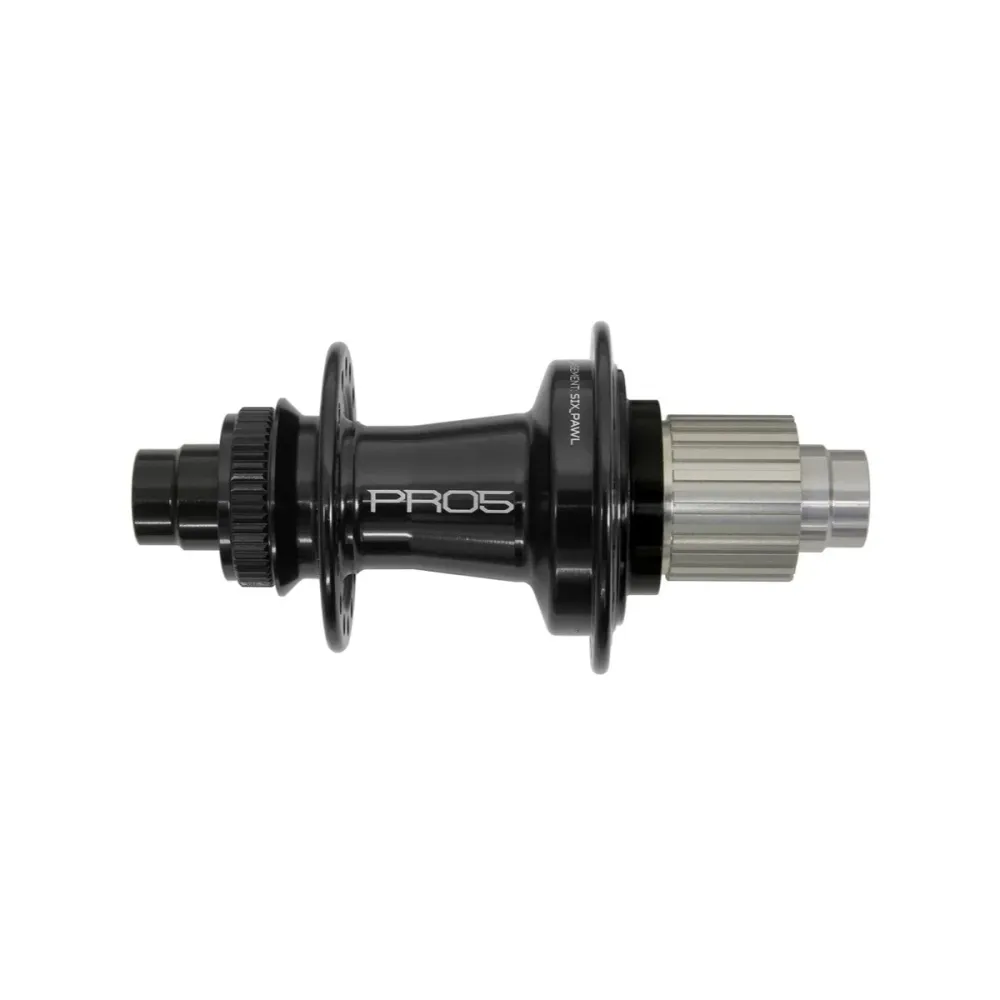 HOPE PRO 5 takanapa 12x135/142mm teräs Centerlock musta