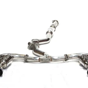 Invidia 2017 Honda Civic Type-R Gemini/R400 Full 76mm Exhaust w/Front Pipe and Titanium Tips