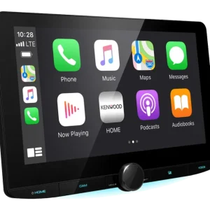 Kenwood DMX9720XDS Multimedia-soitin langattomalla Apple CarPlaylla (10.1")