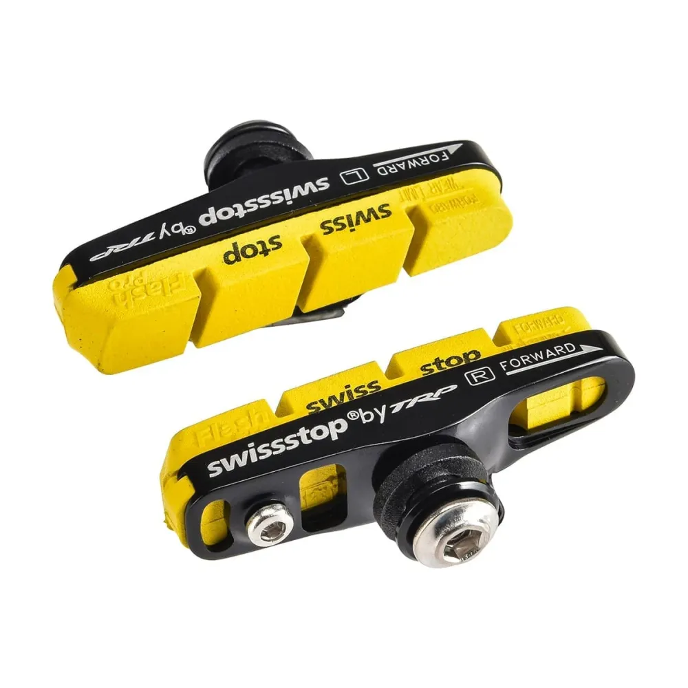 2 kpl SWISS STOP FLASH PRO -alumiininen luistimenpidike