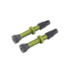 2 kpl VAR Presta-venttiilejä Alumiini 35 mm vihreä