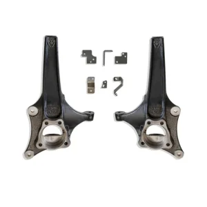 MaxTrac 19-20 GM C1500 2WD 3.5in Front Lift Spindles w/Extended DOT Compliant Brake Lines