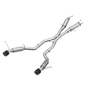 MBRP 2012+ Jeep Grand Cherokee SRT 6.4L 3in Dual Rear Exit T304SS Catback Exhaust - CF Tips