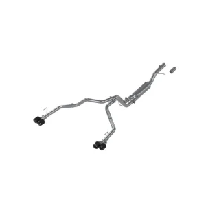 MBRP 2021+ Chevy Tahoe / GMC Yukon T304 SS 3in Cat-Back Dual Split Exhaust w/ Quad Carbon Fiber Tips
