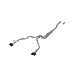 MBRP 21-24 Chevrolet Suburban XL 5.3L 3in T304 SS 2.5in Dual Split Carbon Fiber Cat-back