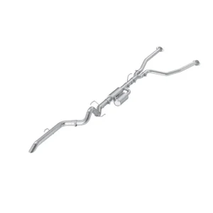 MBRP 22-25 Toyota Tundra 3.4L 3in Cat Back Single Rear Turn Down - Aluminized Steel