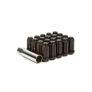 Method Lug Kit - Extended Thread Spline - M14X1.5 - 6 Lug Kit - Black - 24 Nuts