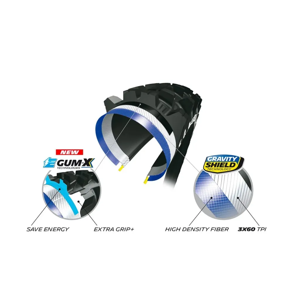 MICHELIN E-WILD REAR Competition Line 29x2.60 Tubeless Ready Pehmeä rengas