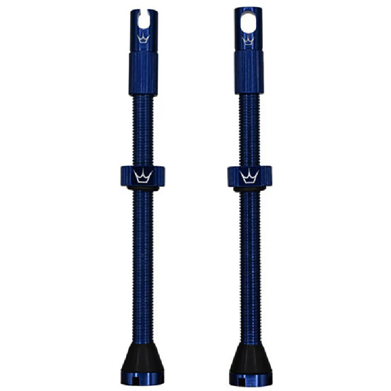 PEATY'S x Chris King MK2 Presta 80 mm Tubeless-venttiilit (x2) Sininen (x2)