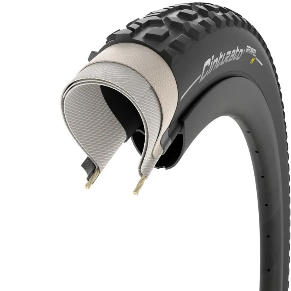 PIRELLI CINTURATO GRAVEL M 700x45c Tubeless Ready Musta rengas