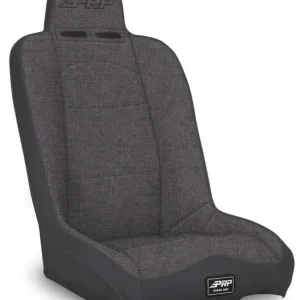 PRP Daily Driver High Back Suspension Seat (Two Neck Slots) - All Grey