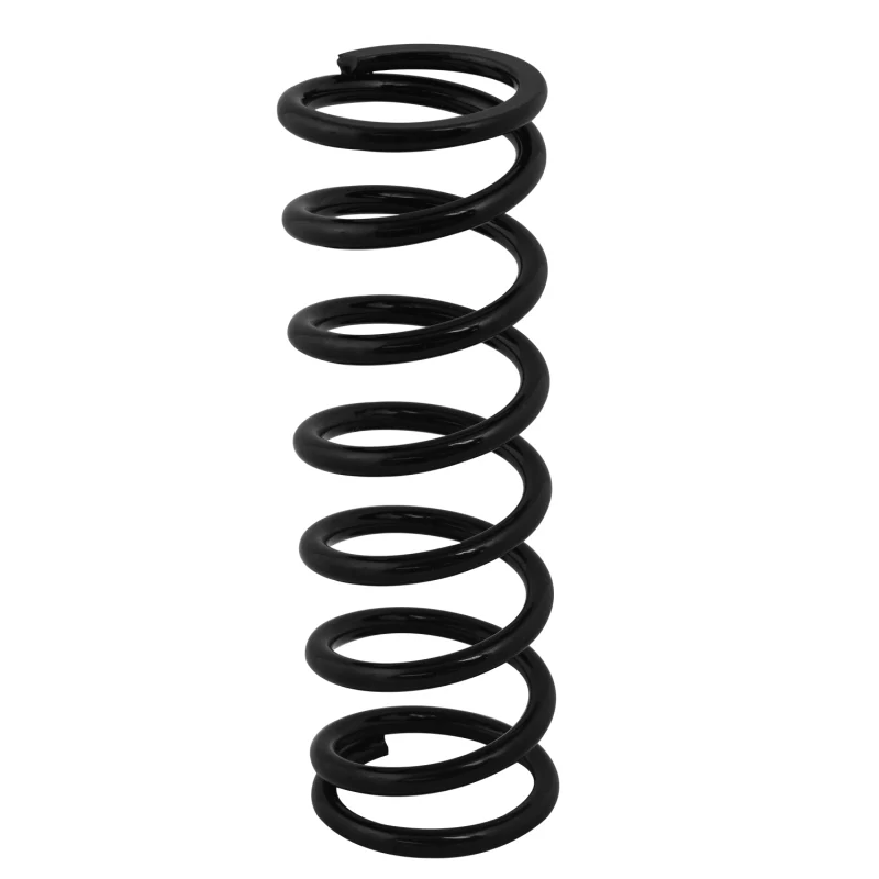 QA1 2-1/2in ID High Travel Spring - 12in Length x 500lbs/ - Black Powder Coated