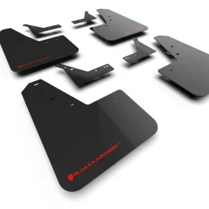 Rally Armor 21-25 Dodge Ram 1500 TRX Black UR Mud Flap - Red Logo