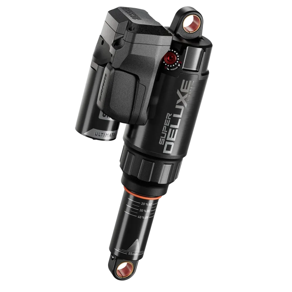 ROCKSHOX SUPER DELUXE ULTIMATE FLIGHT ATTENDANT RC3 HBO LINEAR XL D1 iskunvaimennin Trek Slash 2023+Gen6:een.