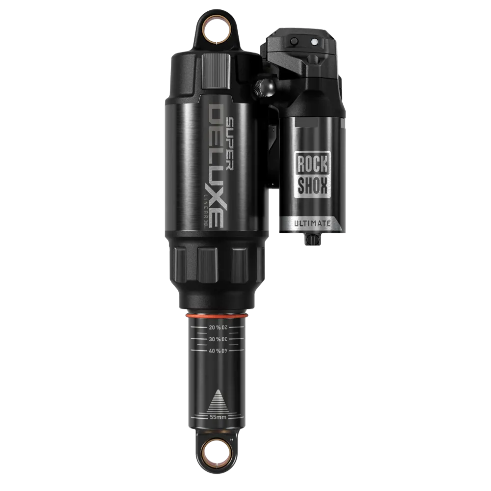 ROCKSHOX SUPER DELUXE ULTIMATE FLIGHT ATTENDANT RC3 HBO LINEAR XL D1 iskunvaimennin Trek Slash 2023+Gen6:een.