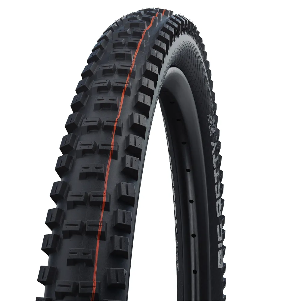 SCHWALBE BIG BETTY 29x2.60 ADDIX SOFT SUPERGRAVITY Tubeless Ready Soft Musta rengas