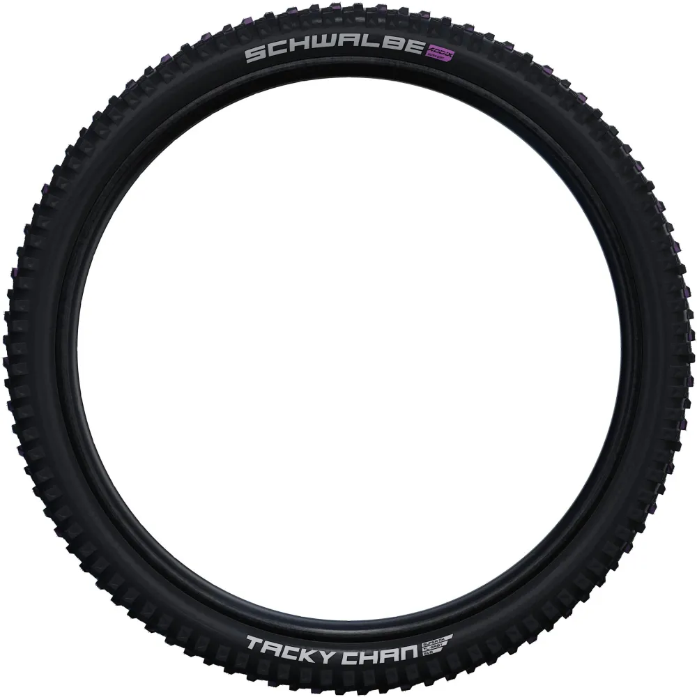 SCHWALBE TACKY CHAN 29x2.40 ADDIX ULTRASOFT SUPERDOWNHILL Tubeless Ready Soft Musta rengas