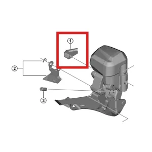 SHIMANO FD-R7150/RX825 -portin suojus