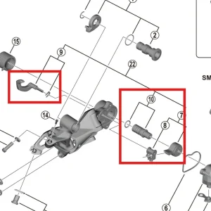 SHIMANO RD-M9120-SGS häkin vakaajapaketti