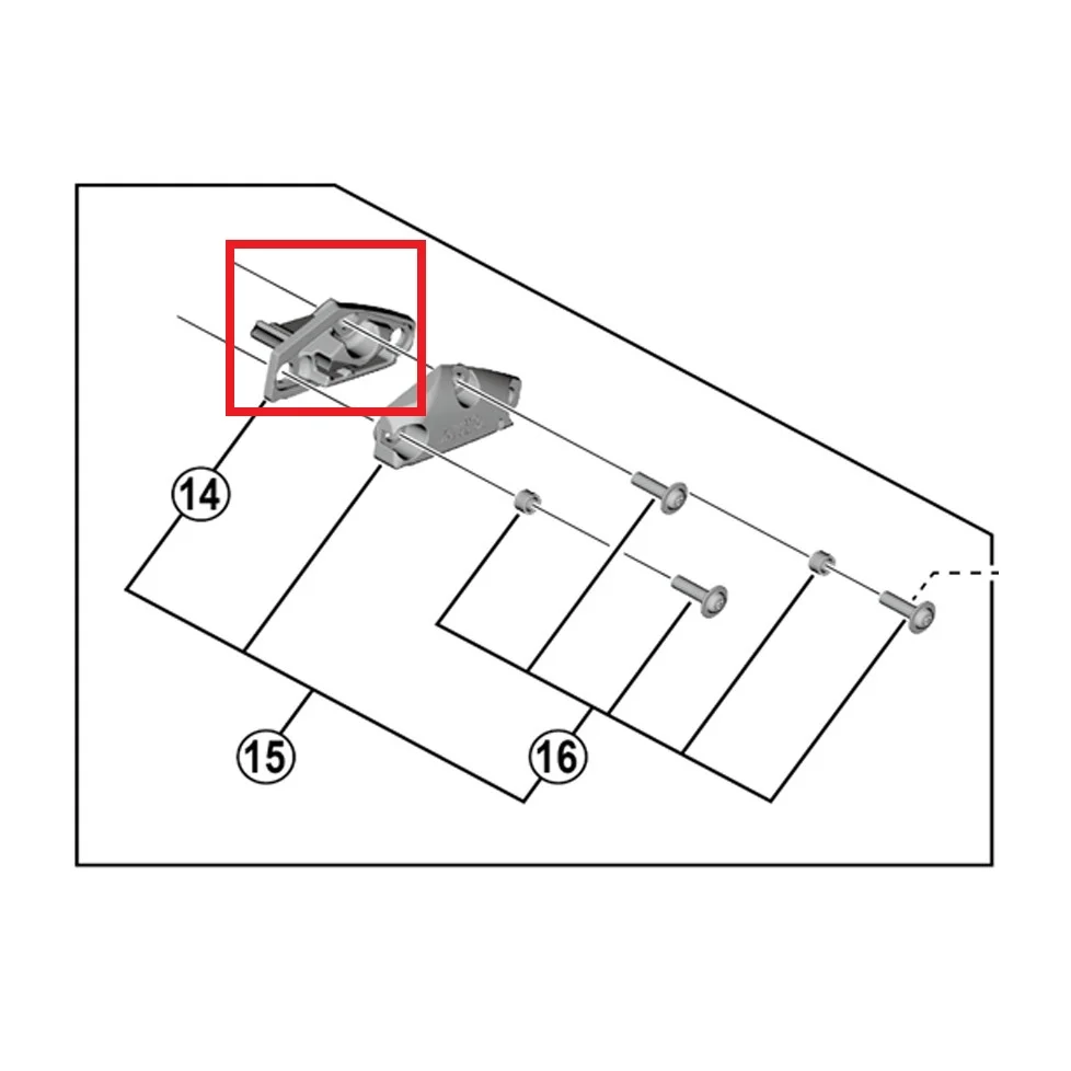 SHIMANO ST-R9120/R8025/R7020/R7025 Vasemman vivun rungon membraani