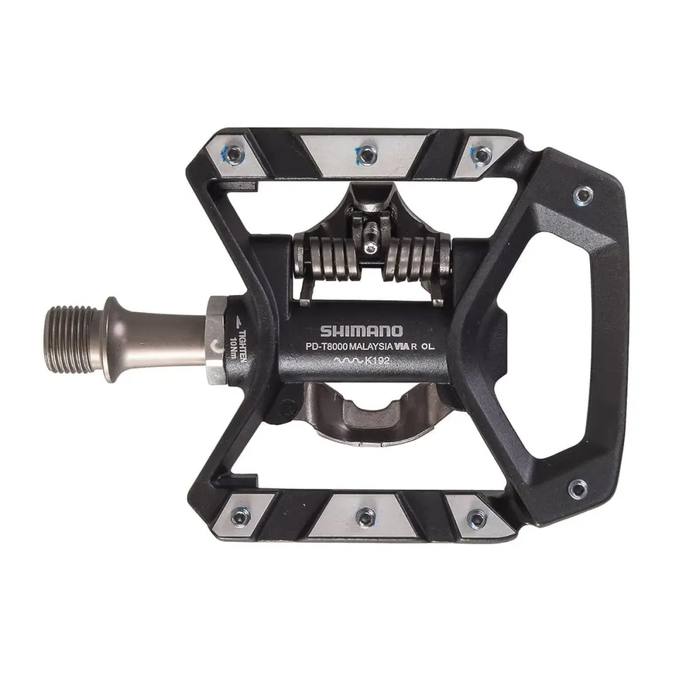 SHIMANO XT T8000 SPD-polkimet Musta
