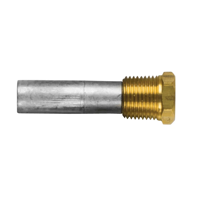 Sinkkianodi Yanmar kynäanodi 119574-18790 ø16 l.50 täydellinen messinkitulppa th.1/2'' kaasu conico, täydellinen