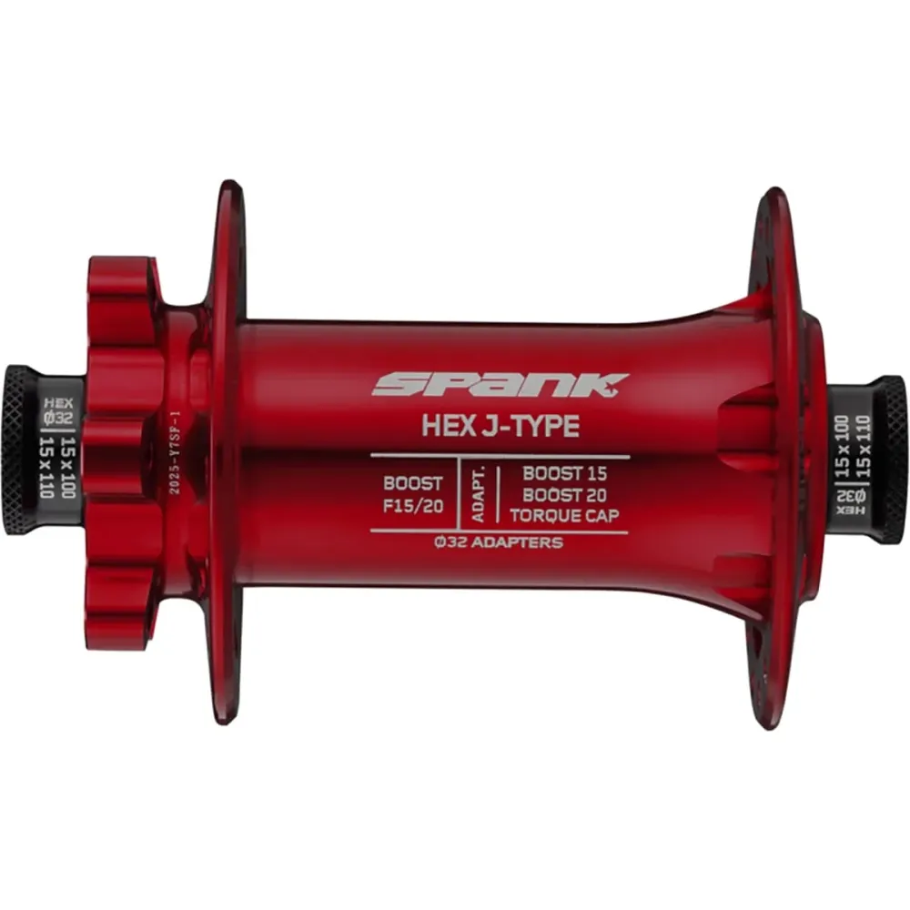 SPANK HEX J-Type 15/20 mm Boost punainen etunapa