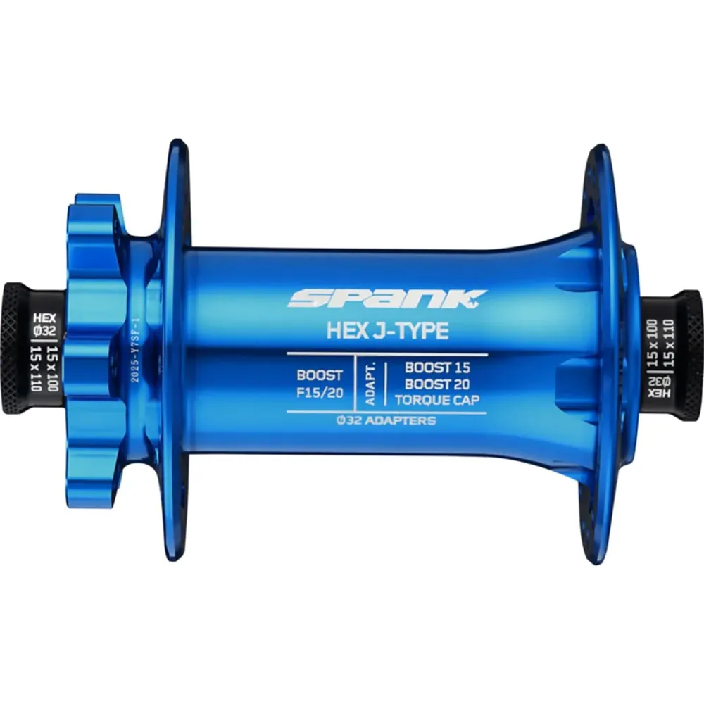 SPANK HEX J-Type 15/20 mm Boost Sininen etunapa