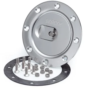 Sparco Fuel Cap Locking Brushed Alum
