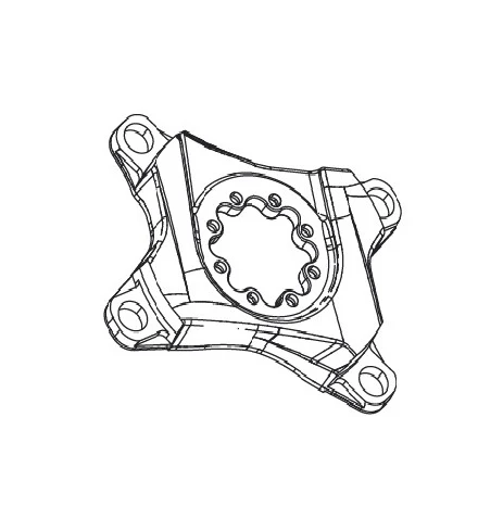 SRAM Force 22 / Force CX1 4-piikkinen alatukivarsi 110mm.